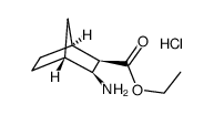 乙基3-外双环氨基[2.2.1]庚烷-2-外羧酸盐酸盐结构式