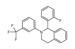 1-(2-fluorophenyl)-2-[3-(trifluoromethyl)phenyl]-3,4-dihydro-1H-isoquinoline Structure