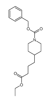 benzyl 4-(4-ethoxy-4-oxobutyl)piperidine-N-carboxylate Structure