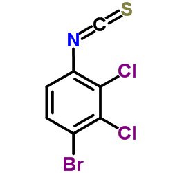 4-Bromo-2,3-dichlorophenylisothiocyanate Structure