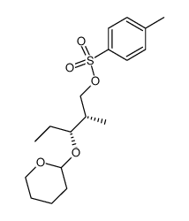 (2S,3R)-2-methyl-3-tetrahydropyranyloxy-1-pentyl tosylate Structure