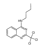 N-butyl-2-(trichloromethyl)quinazolin-4-amine Structure