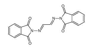 Glyoxal N-aminophthalimide dihydrazone Structure