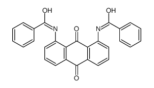 N-(8-benzamido-9,10-dioxoanthracen-1-yl)benzamide Structure