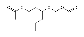 1,5-diacetoxy-3-propyl-2-oxapentane结构式