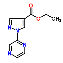 1-(吡啶-2-基)-1H-吡唑-4-羧酸乙酯结构式