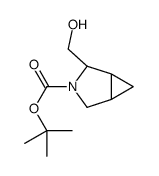2-羟基甲基-3-氮杂双环[3.1.0]己烷-3-羧酸叔丁酯结构式