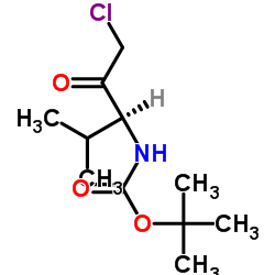 Boc-Val-氯甲基酮结构式