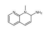2-amino-1,2-dihydro-1-methyl-1,8-naphthyridine结构式