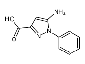 5-氨基-1-苯基-1H-吡唑-3-羧酸结构式