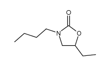 3-butyl-5-ethyl-oxazolidinone-2结构式