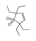 2,2,5,5-tetraethylthiophene 1,1-dioxide Structure