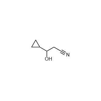 3-环丙基-3-羟基丙腈结构式