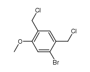 5-bromo-2,4-bis-chloromethyl-anisole结构式