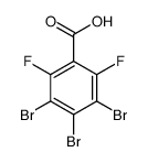 3,4,5-tribromo-2,6-difluorobenzoic acid Structure