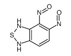 4,5-dinitroso-1,3-dihydro-2,1,3-benzothiadiazole结构式