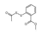 2-acetyldisulfanyl-benzoic acid methyl ester结构式
