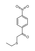 2-ethylsulfanyl-1-(4-nitrophenyl)ethanone结构式