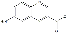 6-氨基喹啉-3-羧酸甲酯结构式