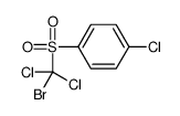 1-[bromo(dichloro)methyl]sulfonyl-4-chlorobenzene Structure