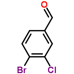 4-溴-3-氯苯甲醛结构式