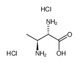 (3S,2S)-2,3-二氨基丁酸二盐酸盐结构式