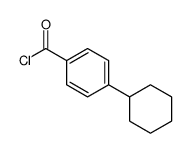 4-cyclohexylbenzoyl chloride Structure