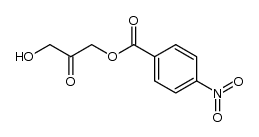 3-Hydroxy-1-(4-nitrobenzoyloxy)propanone Structure