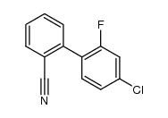 4'-chloro-2'-fluorobiphenyl-2-carbonitrile Structure