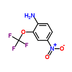 2-三氟甲氧基-4-硝基苯胺结构式