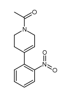 1-[4-(2-nitro-phenyl)-3,6-dihydro-2H-pyridin-1-yl]ethanone结构式