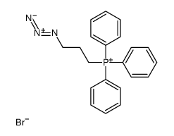 (3-叠氮基丙基)三苯基溴化鏻结构式