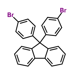 9,9-Bis(4-bromophenyl)fluorene Structure
