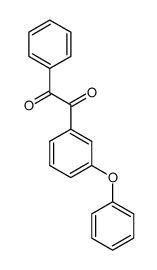 1-(3-phenoxyphenyl)-2-phenylethane-1,2-dione结构式