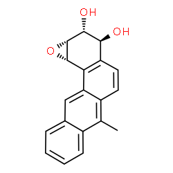 7-methylbenz(a)anthracene 3,4-dihydrodiol 1,2-epoxide结构式