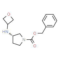 (S)-Benzyl 3-(oxetan-3-ylamino)pyrrolidine-1-carboxylate Structure