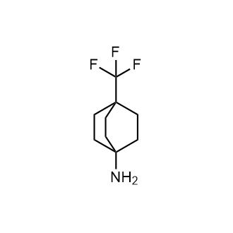 4-(三氟甲基)双环[2.2.2]辛-1-胺结构式