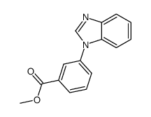 Methyl 3-(1H-benzo[d]imidazol-1-yl)benzoate Structure