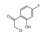 2-Chloro-1-(4-fluoro-2-hydroxyphenyl)ethanone Structure