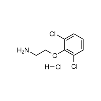 2-(2,6-二氯苯氧基)乙-1-胺盐酸盐结构式