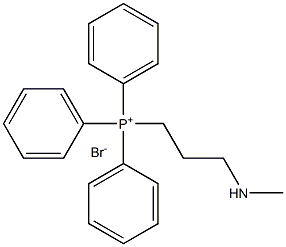 [3-(Methylamino)propyl]triphenylphosphonium Bromide Structure
