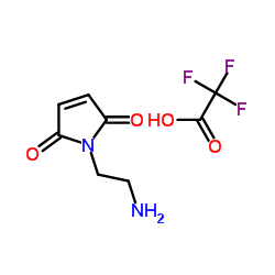 N-(2-氨基乙基)马来酰亚胺 三氟乙酸盐结构式