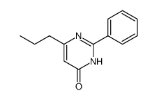 2-phenyl-6-propyl-4(3H)-pyrimidinone结构式