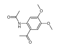 N-(2-ACETYL-4,5-DIMETHOXY-PHENYL)-ACETAMIDE Structure