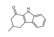 3-methyl-1,2,3,4-tetrahydro-9H-carbazole-1-one结构式