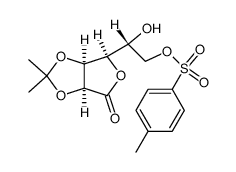2,3-O-Isopropylidene-6-O-(p-tolylsulfonyl)-D-mannono-1,4-lactone Structure