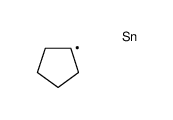 cyclopentyl(trimethyl)stannane结构式