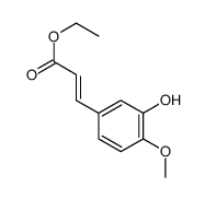 ethyl (E)-3-(3-hydroxy-4-methoxy-phenyl)prop-2-enoate Structure