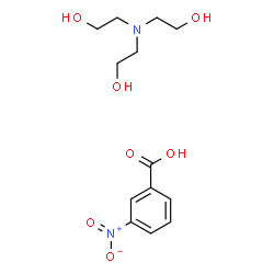 m-nitrobenzoic acid, compound with 2,2',2''-nitrilotriethanol (1:1) structure