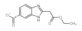6-硝基-1H-苯并咪唑-2-乙酸乙酯结构式